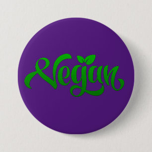 cooles veganes Tastendesign Button