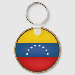 Cooles Venezuela-Flaggen-Siegel Schlüsselanhänger