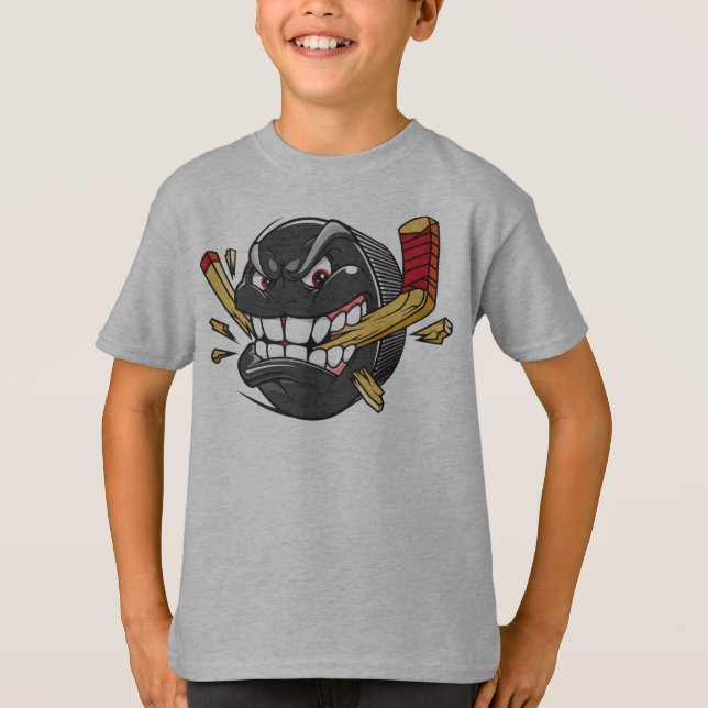 Cooles verärgertes Hockey-Jersey-Shirt T-Shirt (Vorderseite)