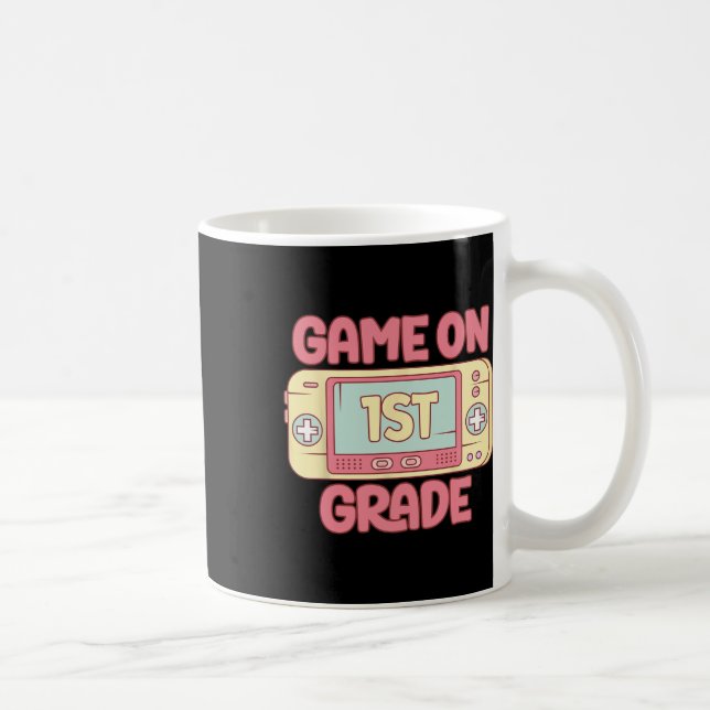 Cooles Videospiel der 1. Klasse CK to School Kid Kaffeetasse (Rechts)
