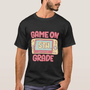 Cooles Videospiel der 5. Klasse zurück zu den Schu T-Shirt