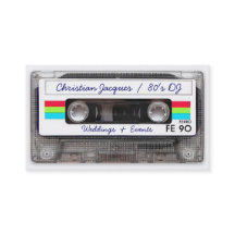 Cooles vintage 80er Retro-Musik-Kassette lustig