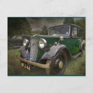 cooles Vintage-Auto Vintage-Postkarte Postkarte
