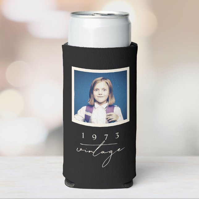 Cooles Vintages Birthday Party Script-Foto Selters Dosenkühler (Von Creator hochgeladen)