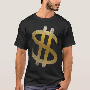 cooles Vintages Dollarzeichen T-Shirt