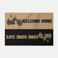 Cooles Vintages Motorrad Doormat, Geschenk für den