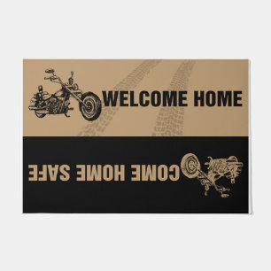 Cooles Vintages Motorrad Doormat, Geschenk für den Fußmatte
