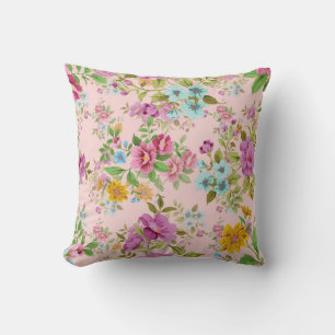 Cooles Vintages Pastell-Muster Kissen