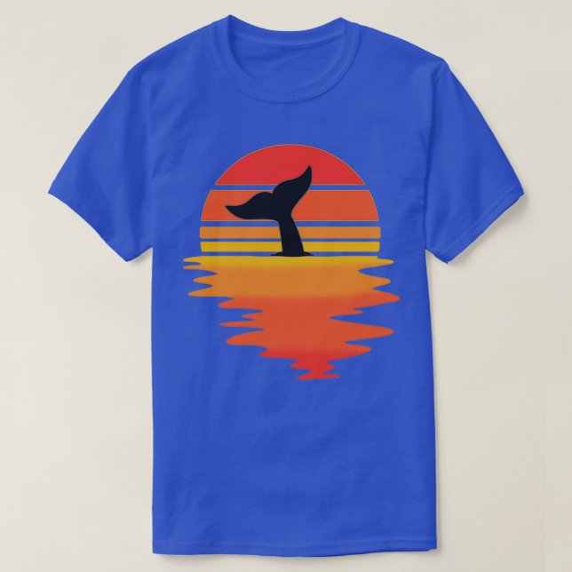 Cooles Vintages Whalwasser T-Shirt (Design vorne)