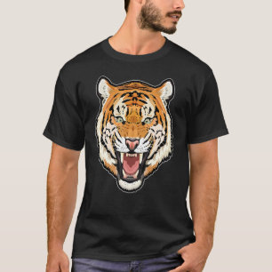 Cooles Wachsen Mund Bengalischer Tiger Outfit für  T-Shirt