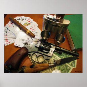 Cooles Waffenposter Poster