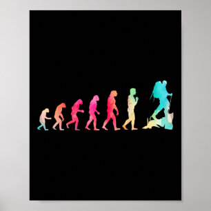 Cooles Wanderdesign für Männer Frauen Wanderliebha Poster