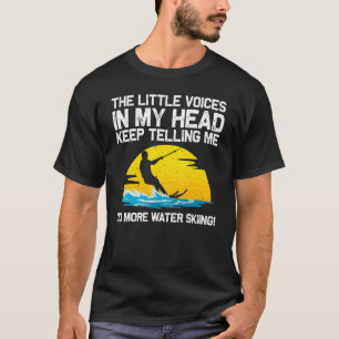 Cooles Wasserski für Damen Skifahrer T-Shirt