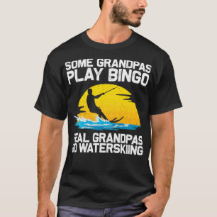 Cooles Wasserski für Grandpa Vater Skifahrer T-Shirt