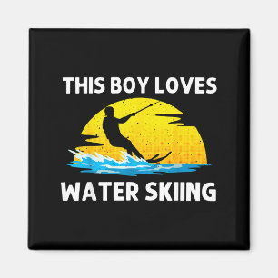 Cooles Wasserski für Jungen Mädchen Skisport Skifa Magnet