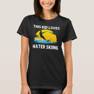 Cooles Wasserski für Kinder Skifahrer für Jungen S T-Shirt