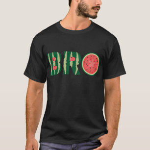 Cooles Watermelon Bro Funny Retro Urlaub Sommer T-Shirt