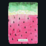 Cooles Watermelon-Muster iPad Pro Cover<br><div class="desc">Cooles Watermelon Pattern Ipad Air Cover - Stylen Sie Ihr Bild mit diesem coolen Wassermelone Gehäuse-Design auf. Das tropische Design mit einem frischen Aquarellon-Hintergrund. So frisch wie eine Sommerbrise. Genau das richtige Zubehör für Ihre Sommerabenteuer!</div>