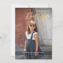 Cooles Weihnachten Imitate Gold-Script mit Ihrem F