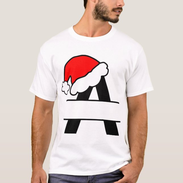 Cooles Weihnachts Alphabet 'A' Design on Boys' T-s T-Shirt (Vorderseite)