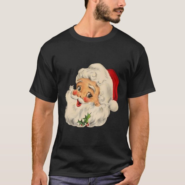 Cooles Weihnachtsfest Weihnachten Weihnachtsmann T-Shirt (Vorderseite)