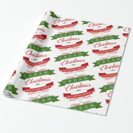 Cooles Weihnachtswackelpapier Funny Geschenkpapier