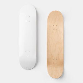 Cooles Weiß erstellen Sie Ihr eigenes Skateboard