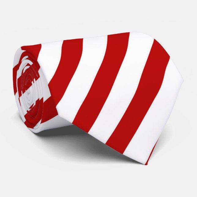 cooles, weißes Streifenmuster gefliest Krawatte (Gerollt)