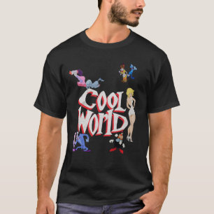 Cooles Weltgestörtes Logo T-Shirt