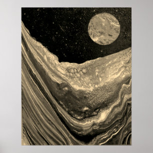 Cooles Weltraum-Poster, Sci-Fi-Poster Poster