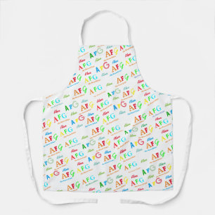 cooles Whiteapron mit Farbnamen Schürze