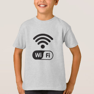 Cooles Wi-Fi Signal Grafisches Internet T-Shirt