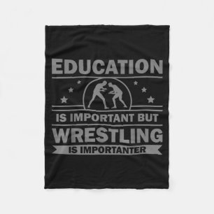 Cooles Wrestling-Design für Männer Frauen Kinder W Fleecedecke