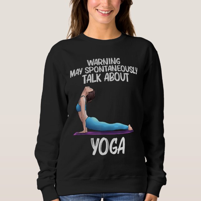 Cooles Yoga für Männer Yogi Körperübungen Sweatshirt (Vorderseite)