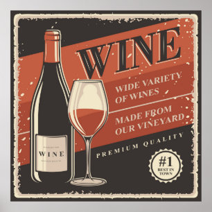 cooles Zuhause-Bar-Geschäft Poster