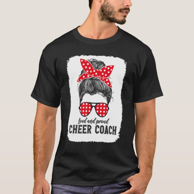 Coolest Cheer Coach Assistant Cheering Coaching Li T-Shirt (Vorderseite)