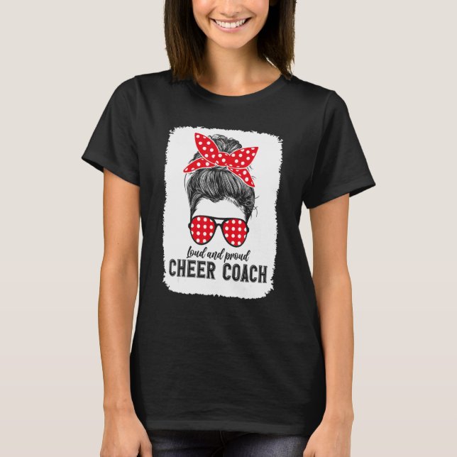 Coolest Cheer Coach Assistant Cheering Coaching Li T-Shirt (Vorderseite)