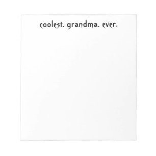Coolest Grandma Ever Notepad Notizblock