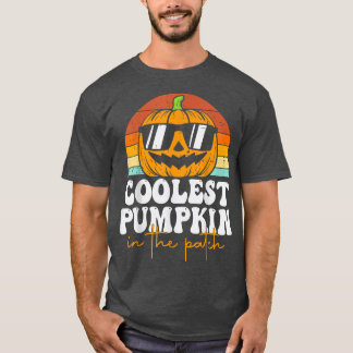 Coolest Pumpkin In The Patch Halloween Toddler Boy T-Shirt