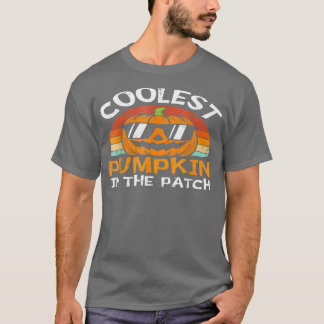 Coolest Pumpkin In The Patch Halloween Toddler Boy T-Shirt