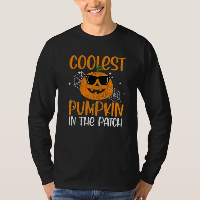Coolest Pumpkin In The Patch Pumpkin Sunglass  His T-Shirt (Vorderseite)
