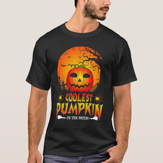 COOLEST PUMPKIN IN THE PATCH Toddler Boys Hallowee T-Shirt (Vorderseite)
