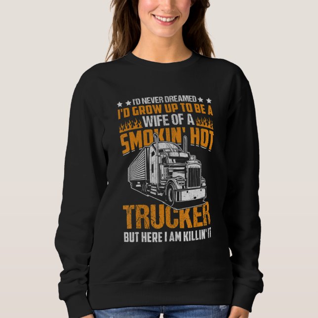 Coolest Truck Driver Construction Workers Vehicle  Sweatshirt (Vorderseite)