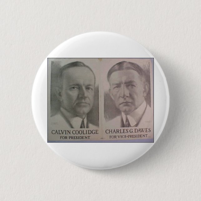 Coolidge 1922 - Dawes Button (Vorderseite)