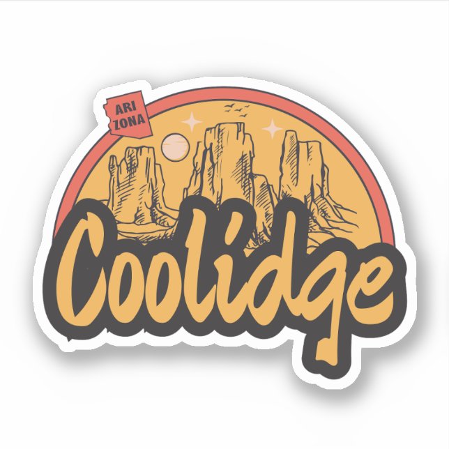 Coolidge, Arizona Aufkleber (Vorderseite)