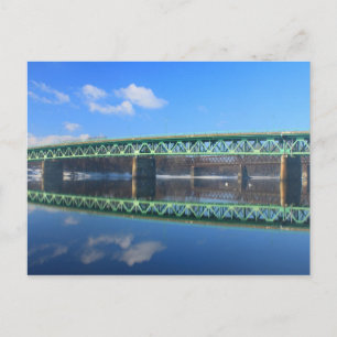 Coolidge Bridge Connecticut River Postkarte