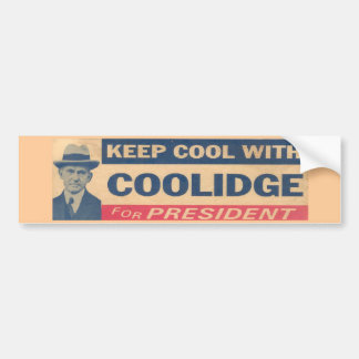 Coolidge für Präsidenten Sticker Autoaufkleber