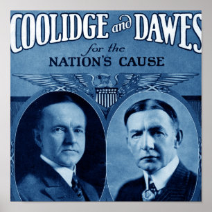 Coolidge und Dawes Poster