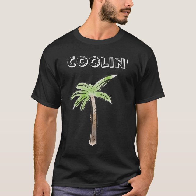 Coolin' Palm Tree Men T-Shirt (Vorderseite)