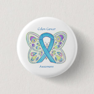 Coolon Cancer Butterfly-Button Button